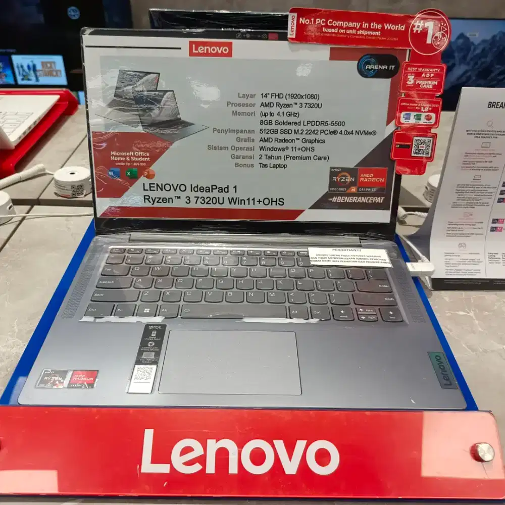 LaptopAMD REYZEN 3 ideapadslim 1 beneran cepet/ReadyACER/ASUS/HP/ADVAN