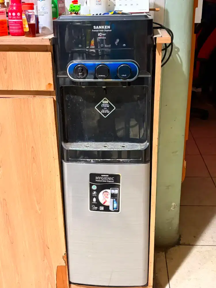 JUAL CEPAT dispenser Sanken galon bawah tipe HWD-C535IC