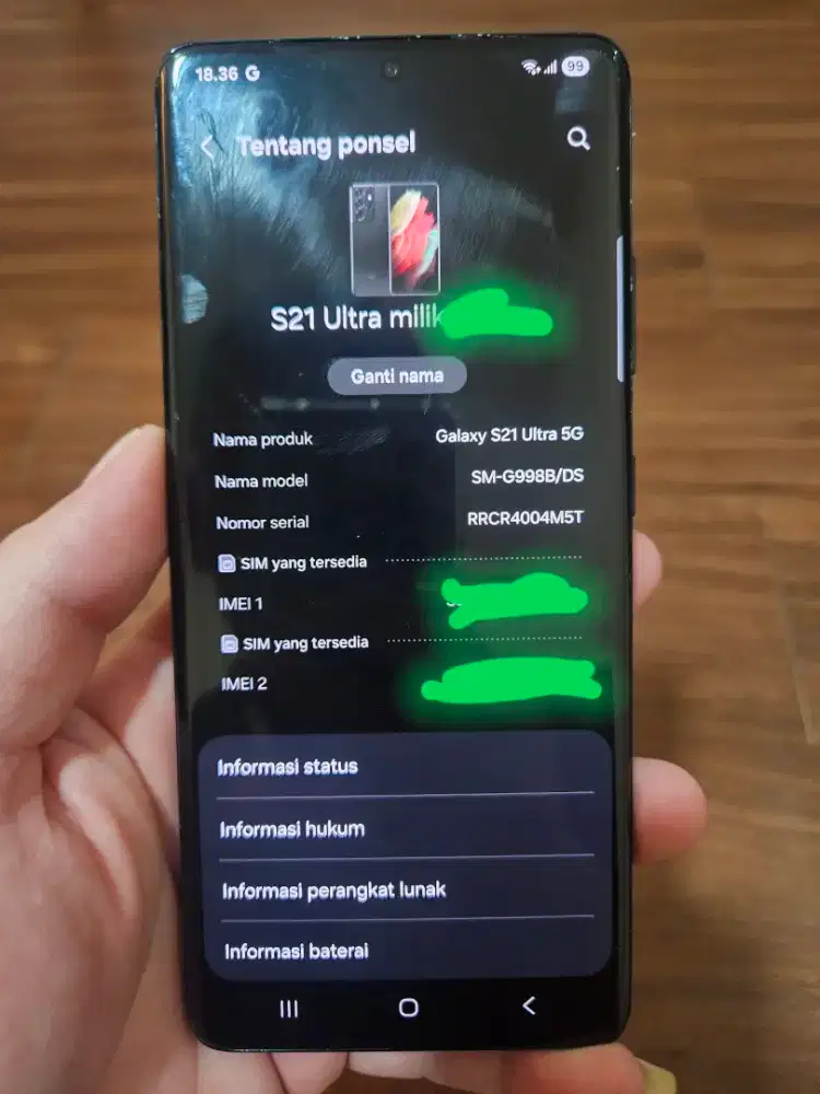 Dijual Samsung S21 Ultra 256 SEIN (Fullset)