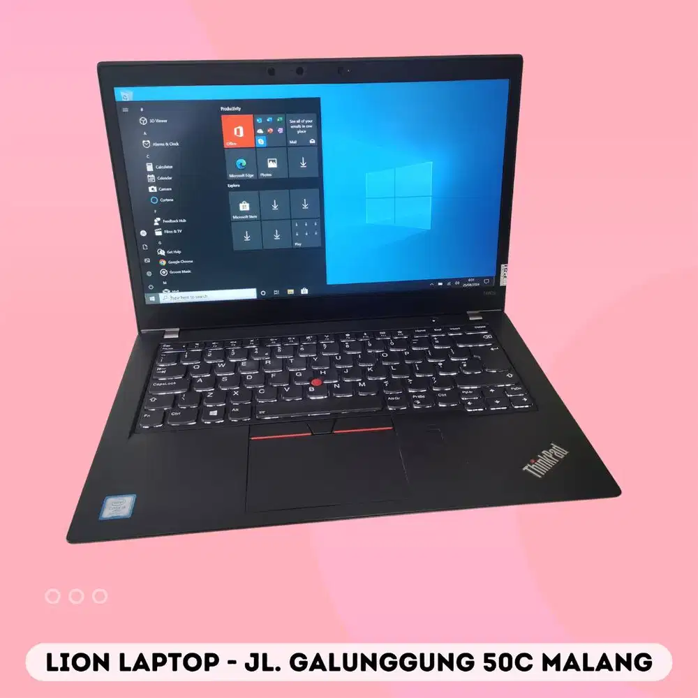 RAM 8GB Core i5 gen 8 Lenovo Thinkpad T480s SLIM [08|10]