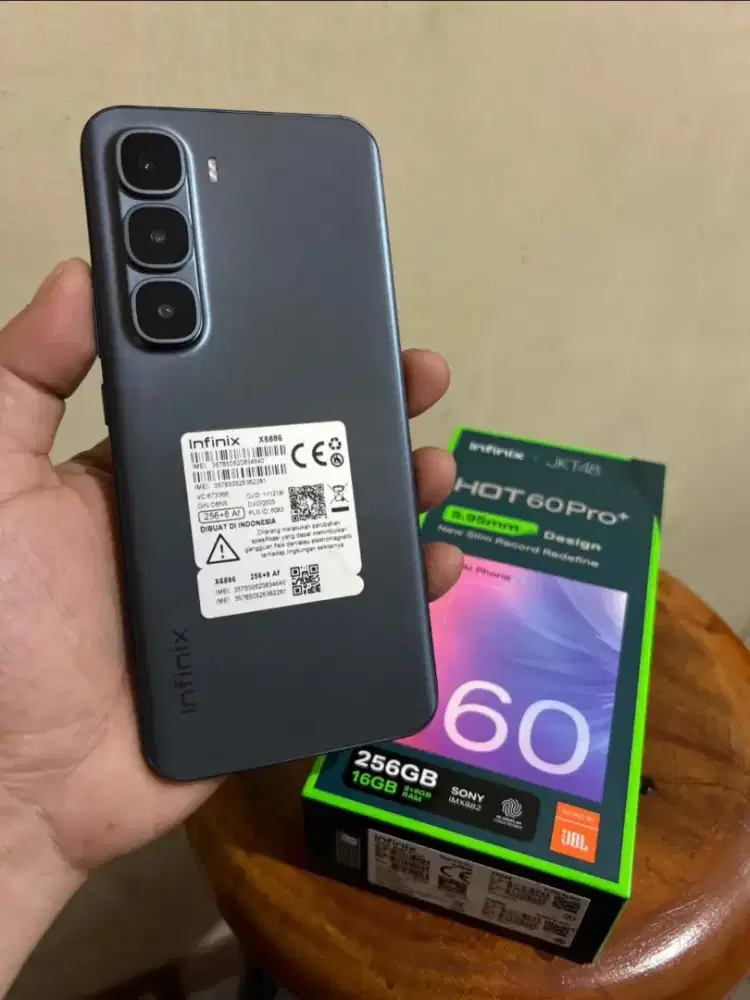 Infinix Hot 60 Pro+ 8/256Gb Fullset Ori Garansi ON