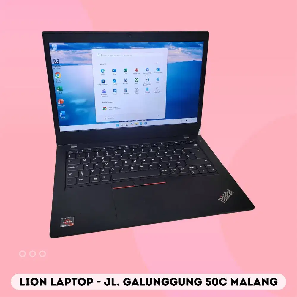 Gaming/Editing AMD Ryzen 5 PRO 8/256 MULUS Lenovo Thinkpad L14 Gen 1 [