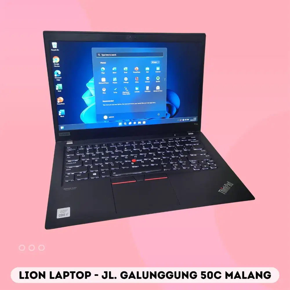 RAM 32GB Core i7 Gen 10 Slim SSD 256GB Lenovo Thinkpad T14S [08|10]