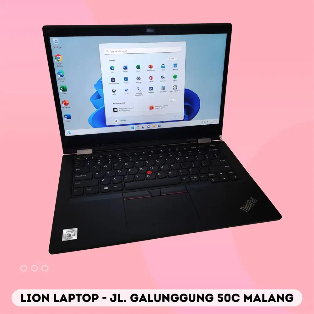 Core i3 Gen 10 Flip 360° Include Stylus Lenovo Thinkpad YOGA L13 [08|1