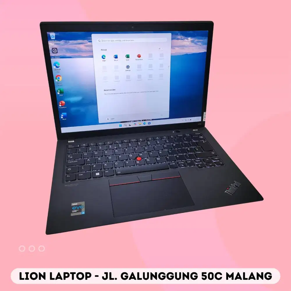 RAM 16GB Core i5 Gen 11 Slim Mulus Lenovo Thinkpad X13 Gen 2 [08|10]