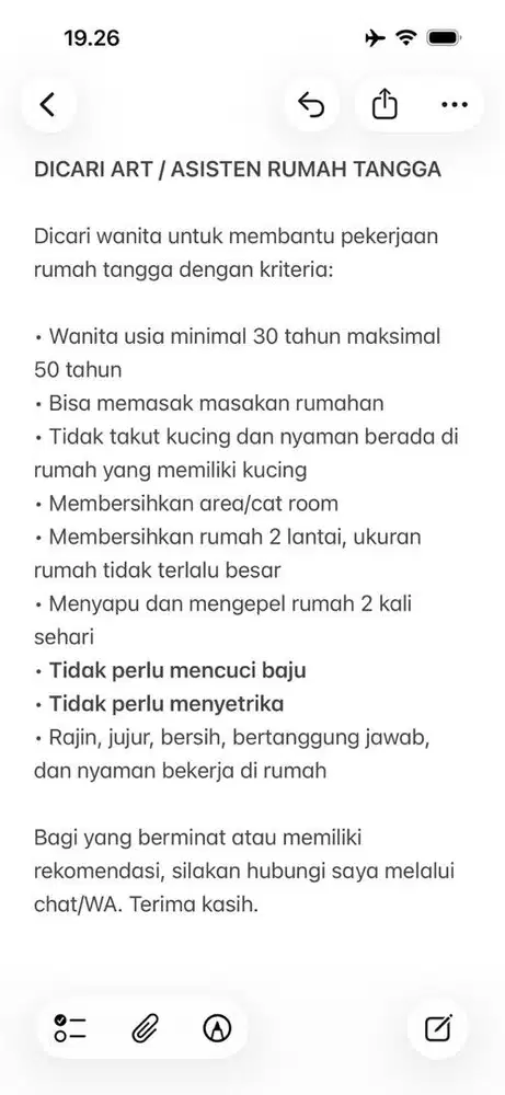 Art menginap tidak pp
