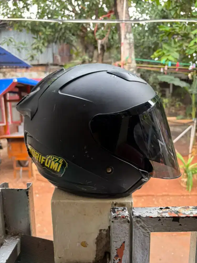 HELM KYT GALAXY FLAT R BLACK DOFF