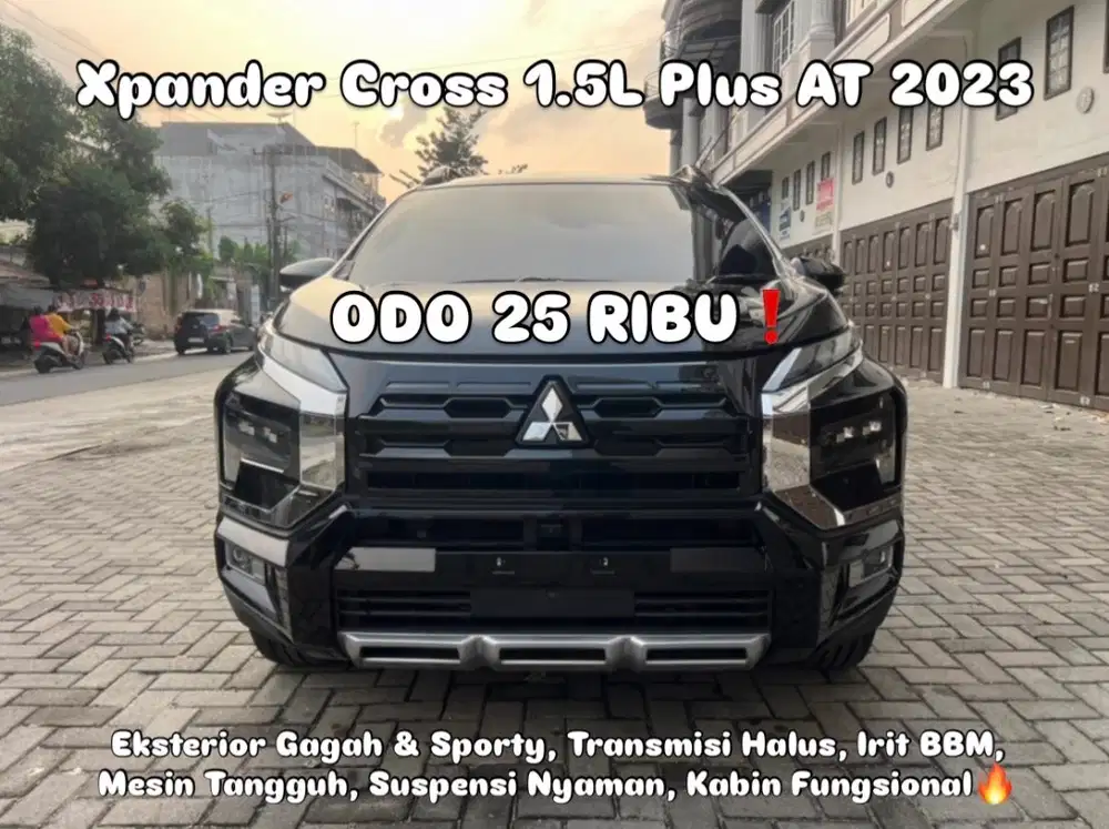(TDP 60 JUTA!) Mitsubishi Xpander Cross 1.5L Plus Automatic Hitam 2023
