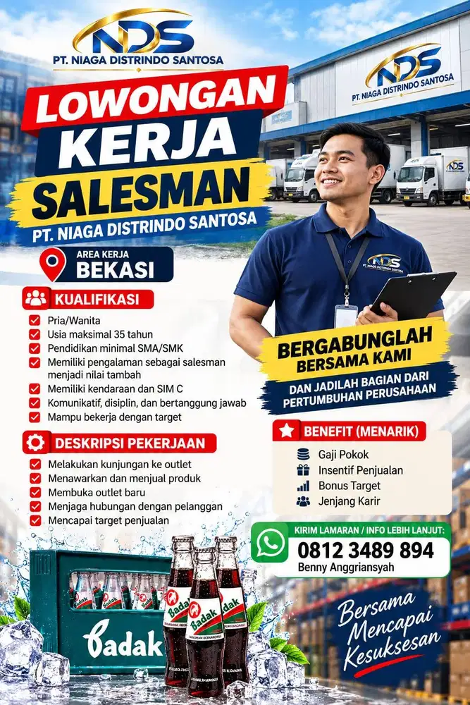 Lowongan Kerja Salesman