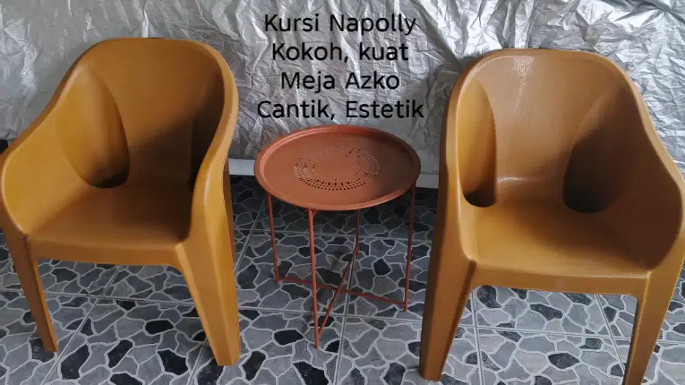 Kursi Napolly Kokoh & Meja Cantik