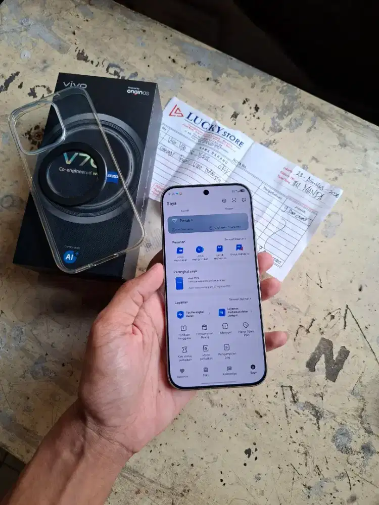 Vivo V70 5G ZEISS Ram 12/256 Garansi Panjang