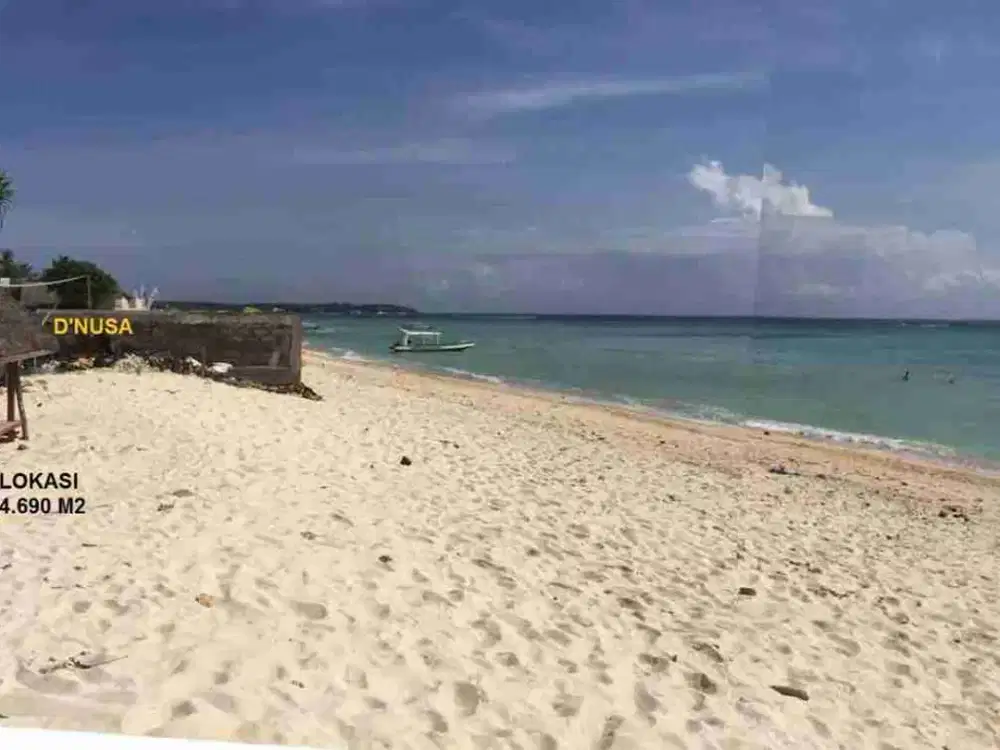 JUAL TANAH PINGGIR PANTAI JUNGUT BATU - NUSA LEMBONGAN