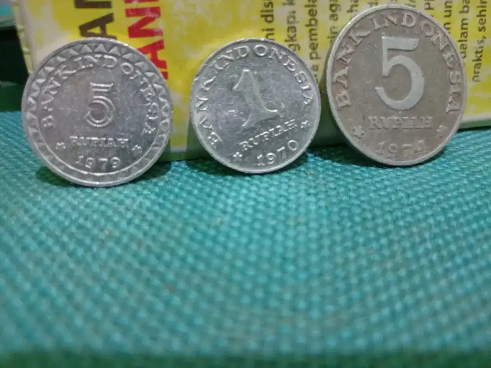 Uang koin lama tahun 1970, 1974, 1979