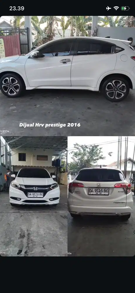 Honda HRV Prestige tahun 2016
