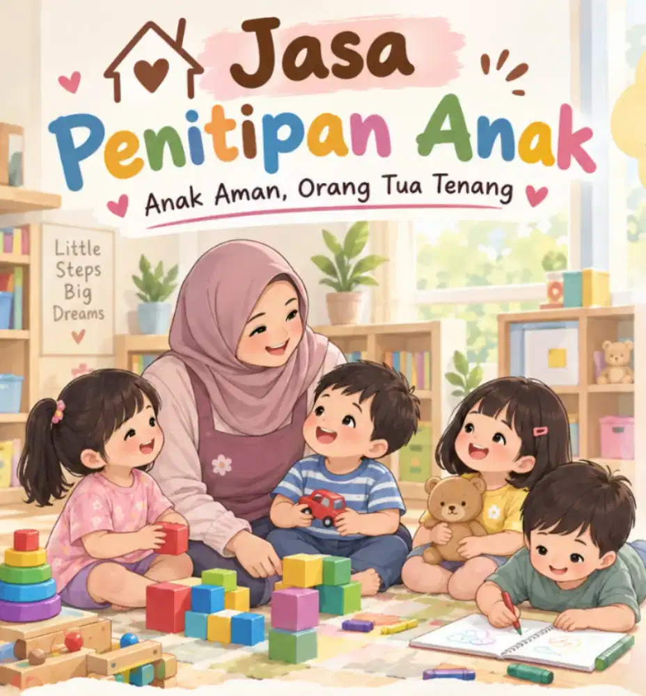 Terima Penitipan anak harian dan bulanan