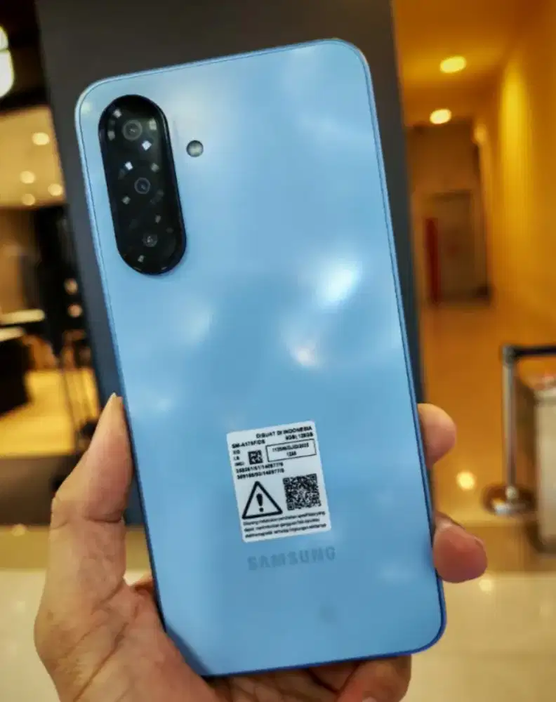 Hp second samsung A17 4G 8/128gb blue fullset