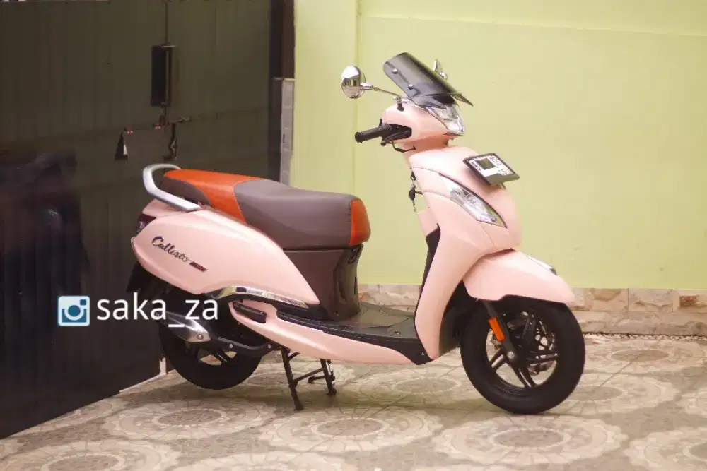( Baru 5 Bulan ) TVS Callisto 125 Premium 2026 , calisto 2026 pink