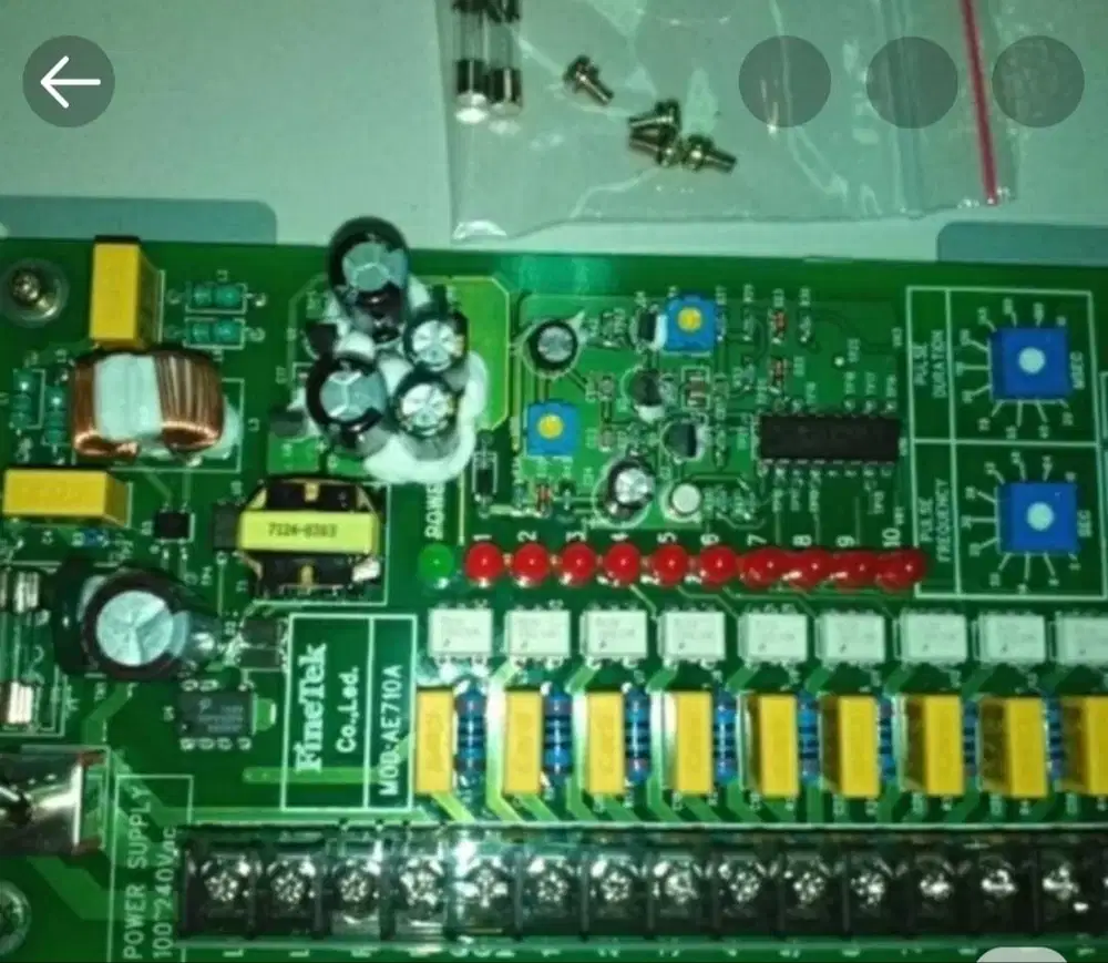Sequintal control for dustcollector