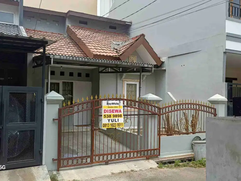 di Sewakan rumah di Catalina Gading Serpong siap huni