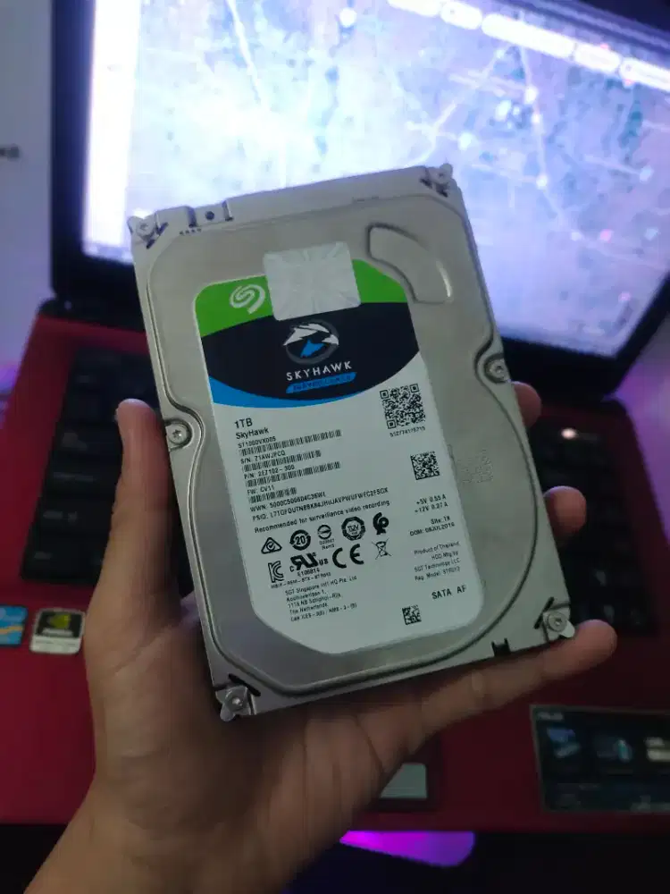 HDD PC Seagate Green 1 TB second non test / Gambling / anggap mati