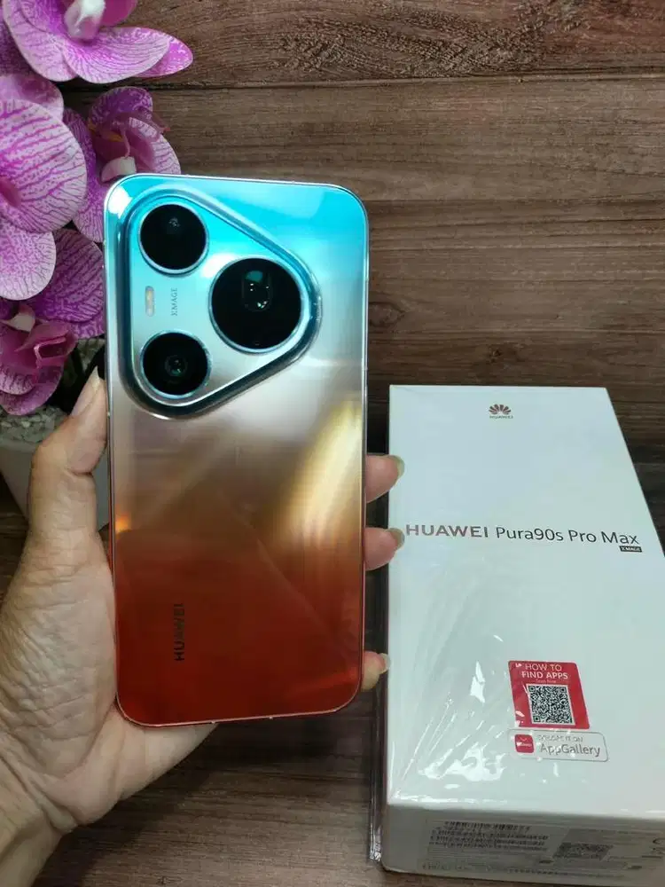 huawei pura 90s pro max 512 orange garansi sept 2027 like new bs tt