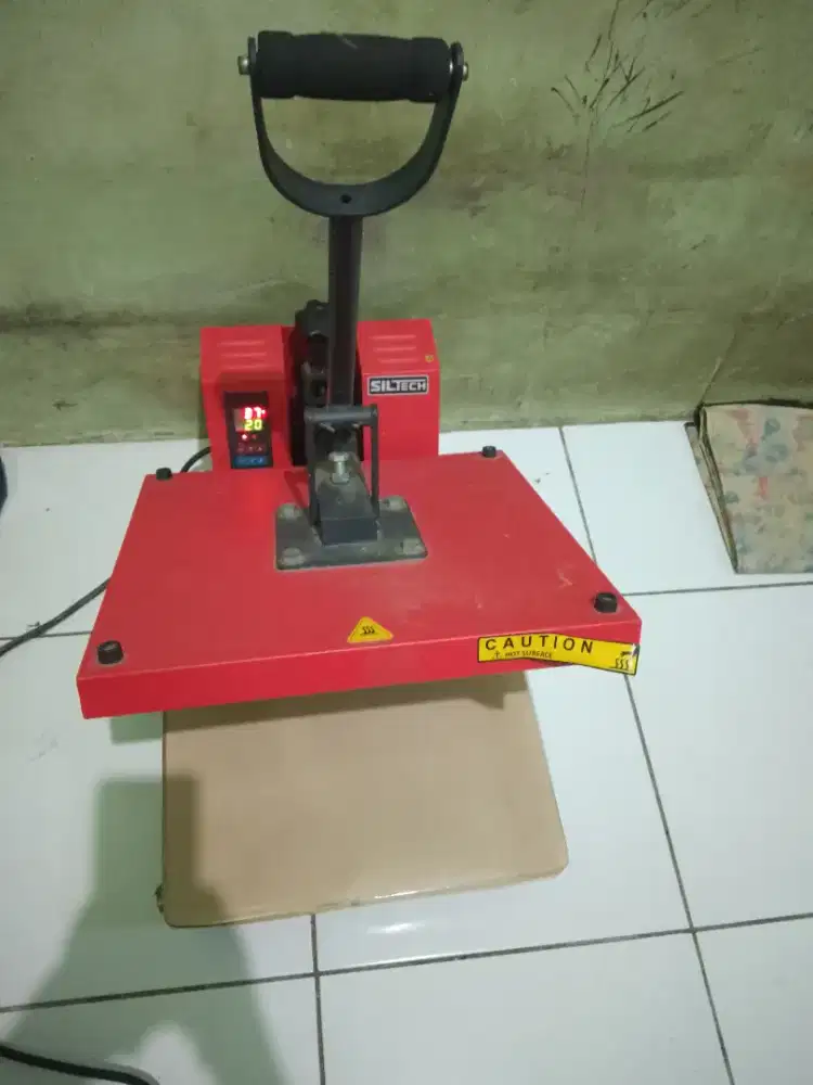 Mesin press kaos mrek SILTEC UK 38x38