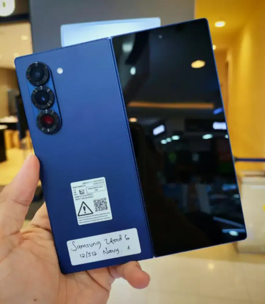Hp second samsung zfold 6 12/512gb navy fullset