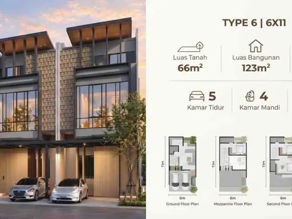 Rumah Mewah 3 Lantai Dekat Puri Indah Mall