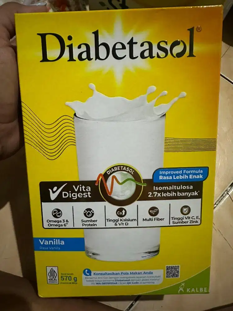 Susu Diabetasol 570g Vanila