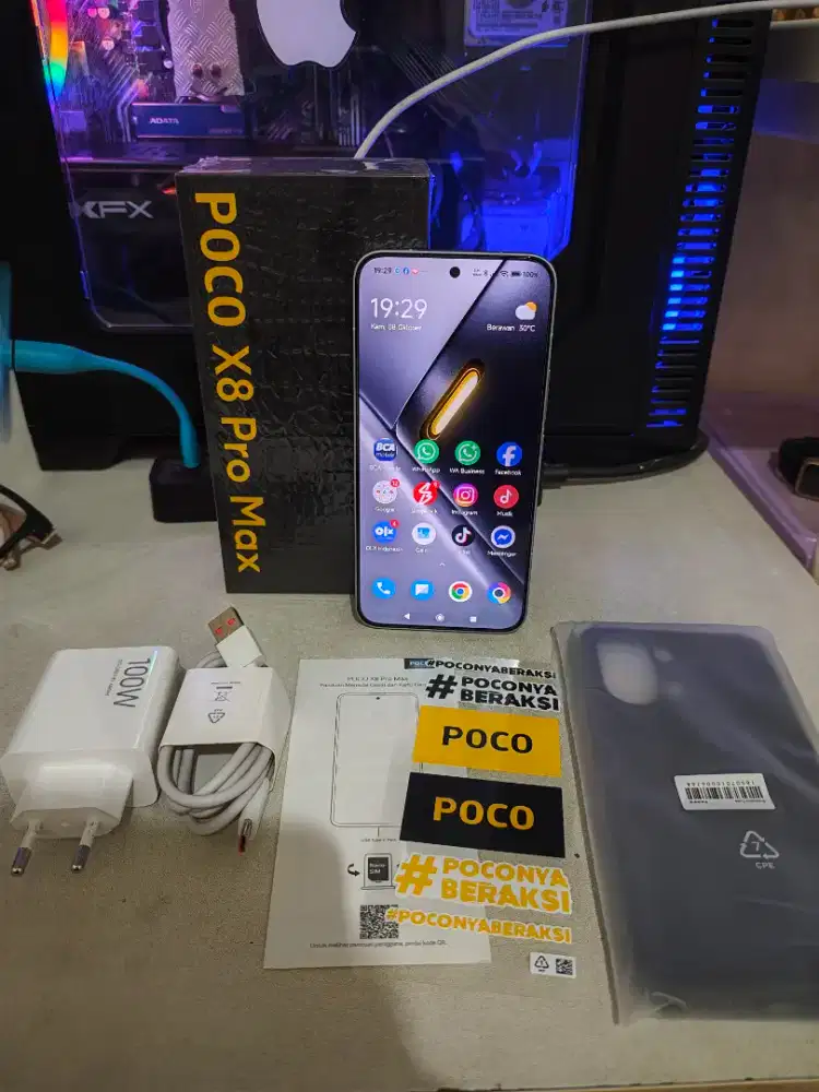 Poco X8 Pro Max - Ram 12/512GB Like New Blue Garansi On Xiaomi.