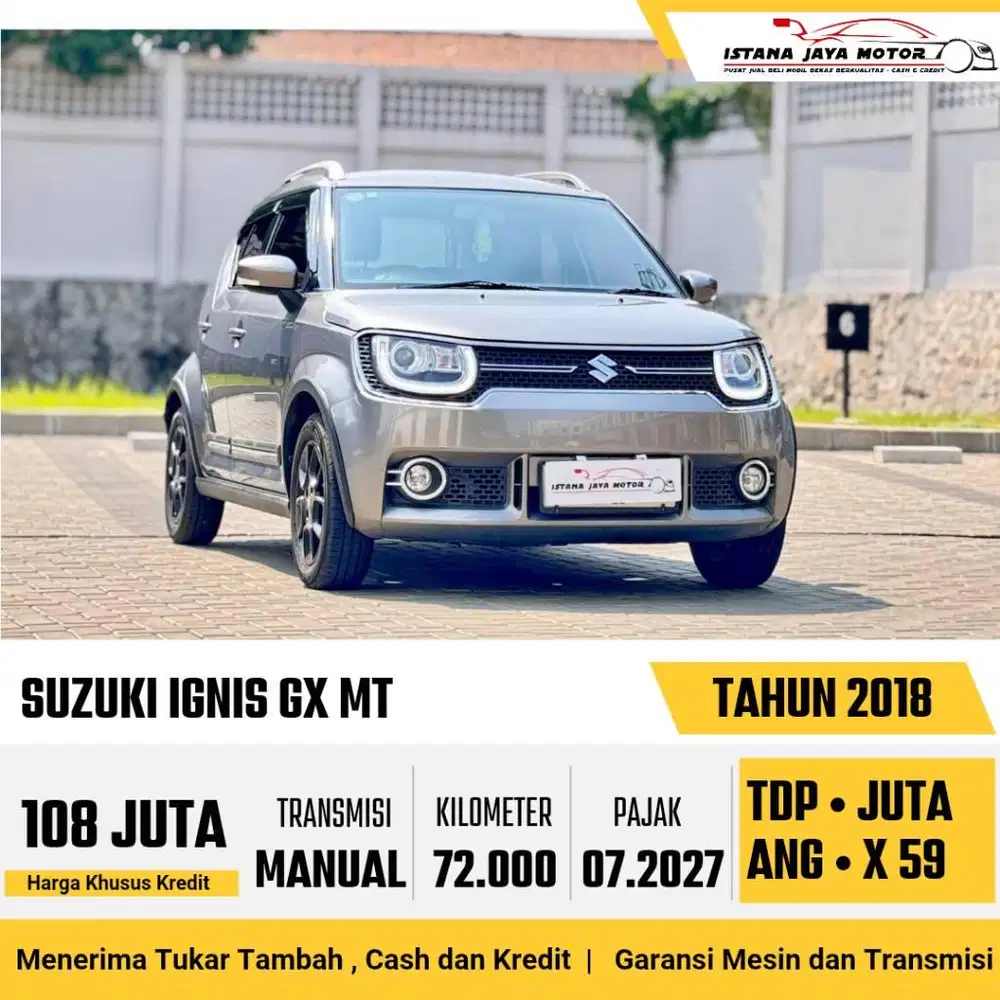 [PAJAK PANJANG] Suzuki Ignis GX 1.2 Manual 2018
