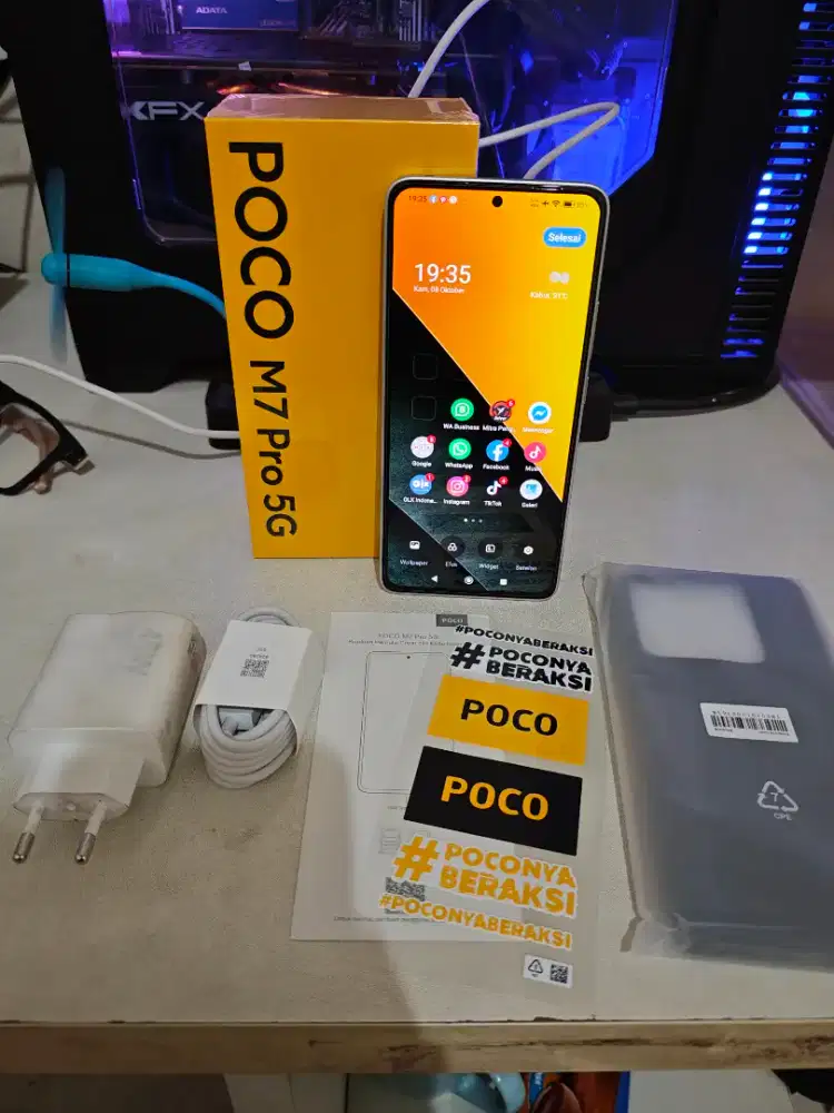 Poco M7 Pro 5G - Ram 8/256 Like New Silver Garansi On Xiaomi