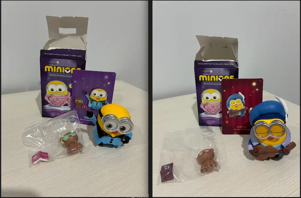 Popmart Minions Bedtime Stories by Bob and Tim