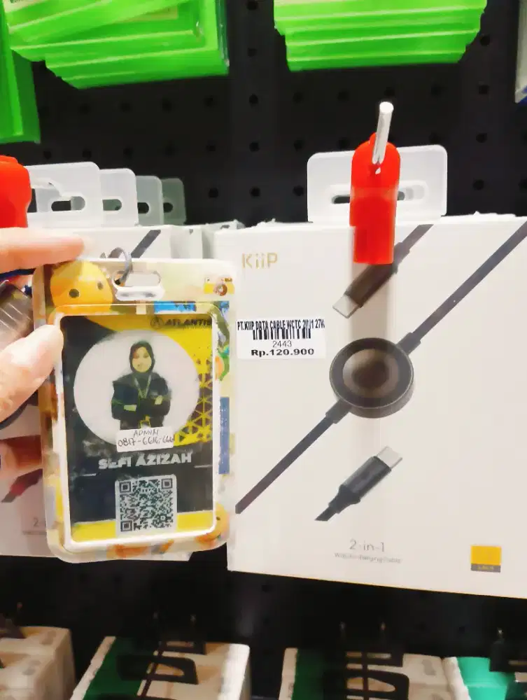 KIIP DATA CABLE WCTC 2in1 27W | ATLANTIS DAHSYAT