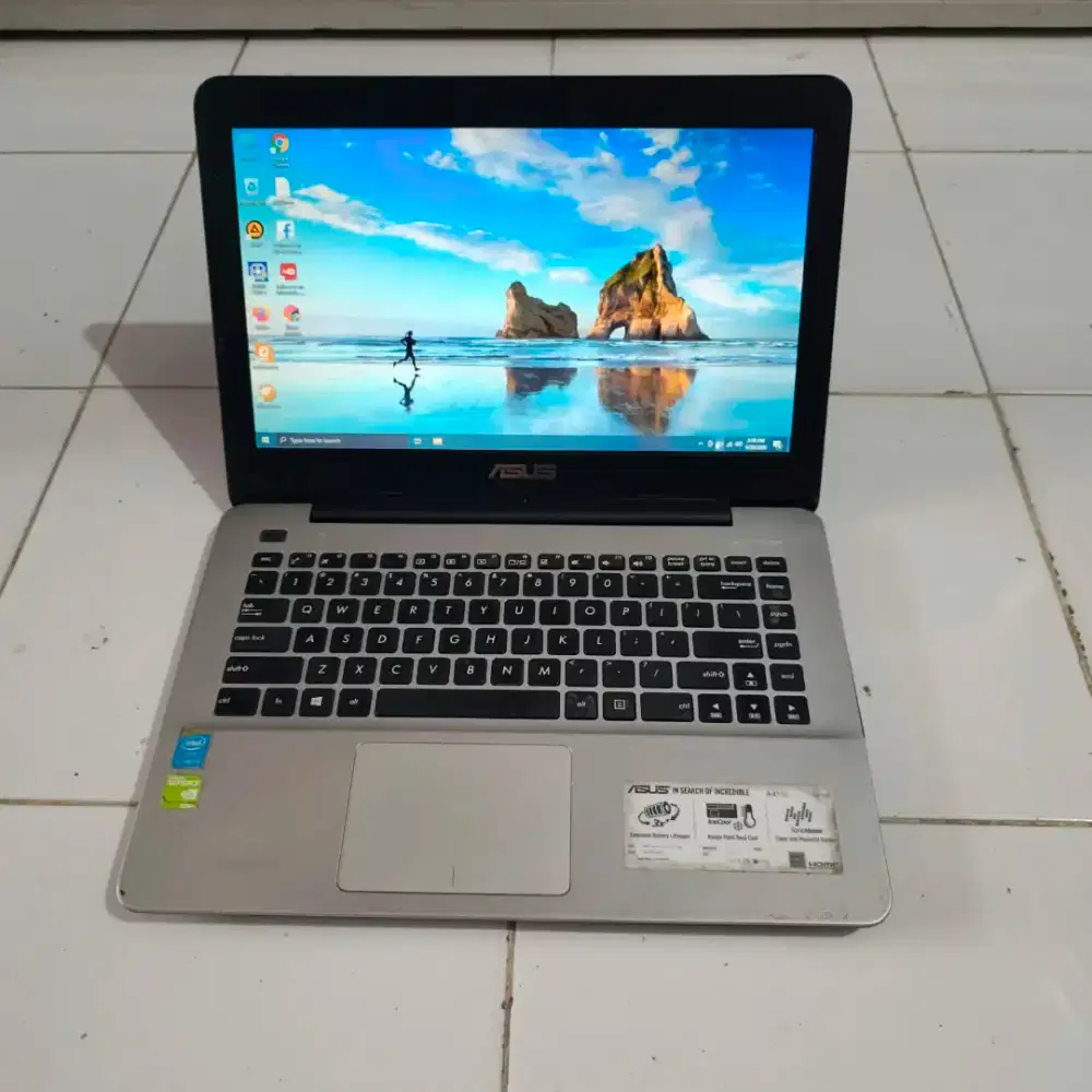 Laptop Asus A455L Core i3 gen 4 ram 10