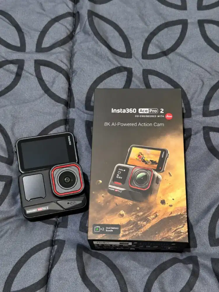DIJUAL ACTION CAM INSTA360 ACE PRO 2, LIKE NEW