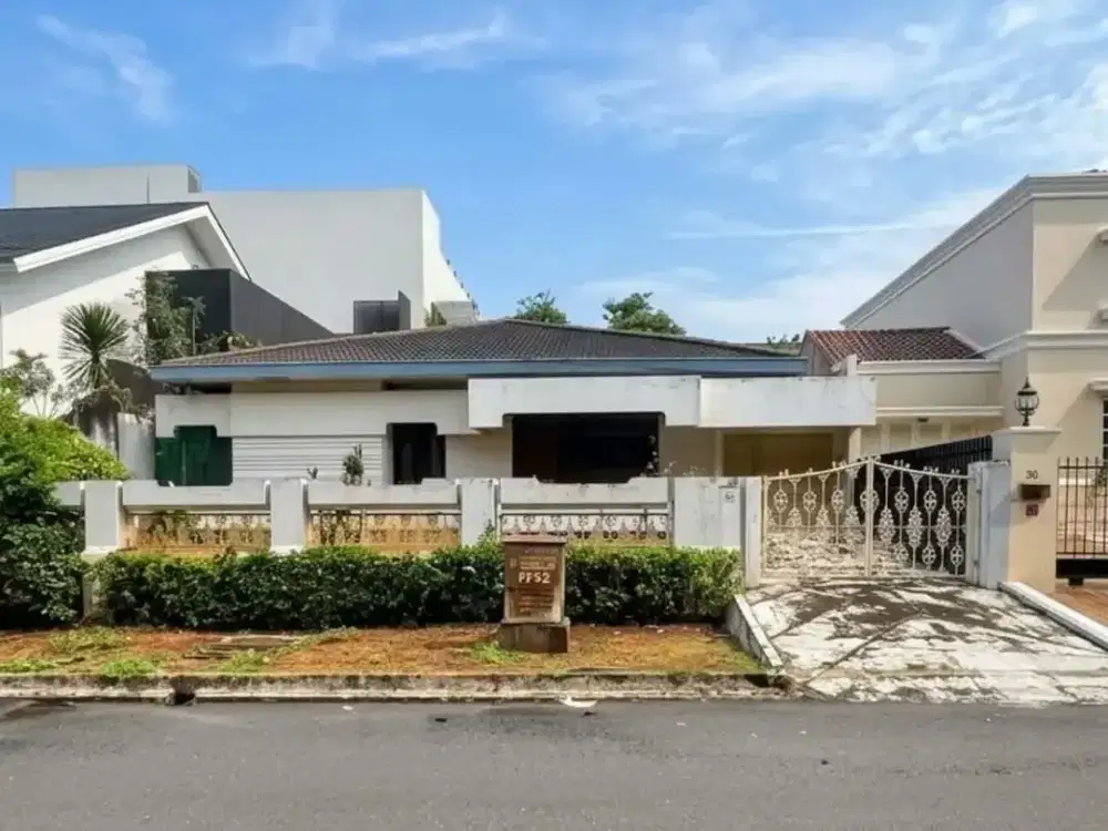 FOR SALE PONDOK INDAH BUKIT HIJAU EXCLUSIVE AREA RUMAH LAMA HITUNG TANAH JALAN LEBAR