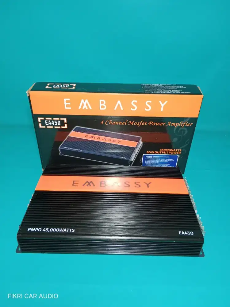 Power EMBASSY seri EA-450 45000Watts 4Channel Audio Mobil