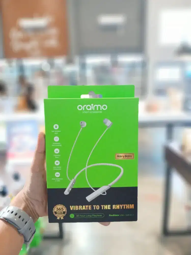 oraimo Bluetooth Wireless Neckband Headset Necklace Lite 30h OEB-311