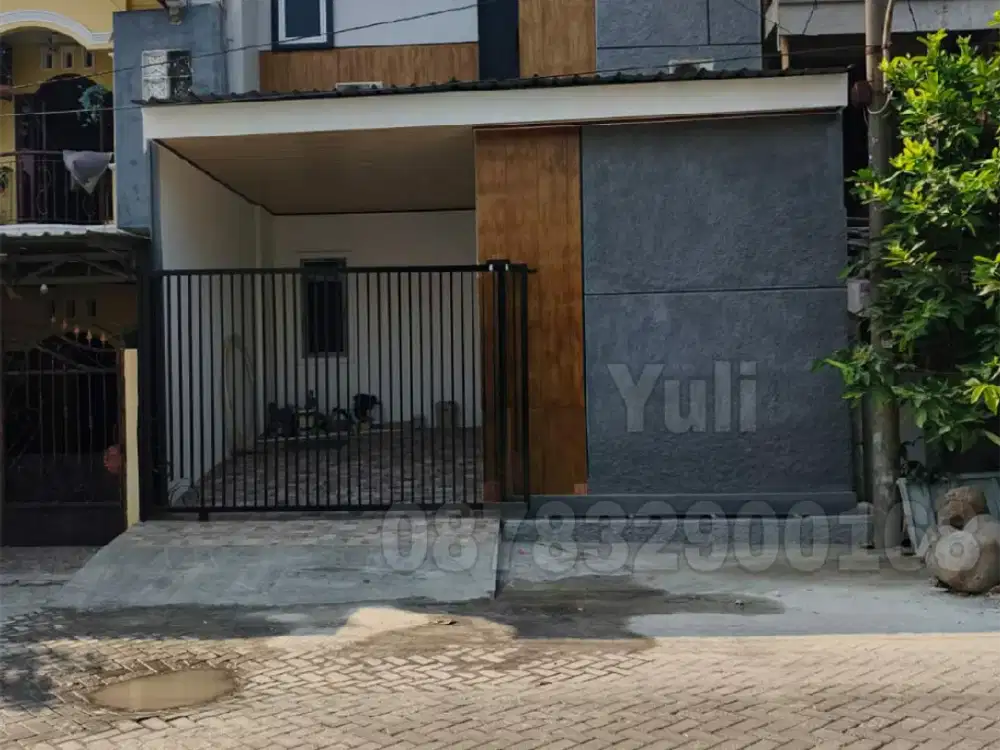 Dijual Rumah Baru Semi Furnished Tingkat 2 Lantai Siap Pakai Daerah Tawangmas Semarang Indah