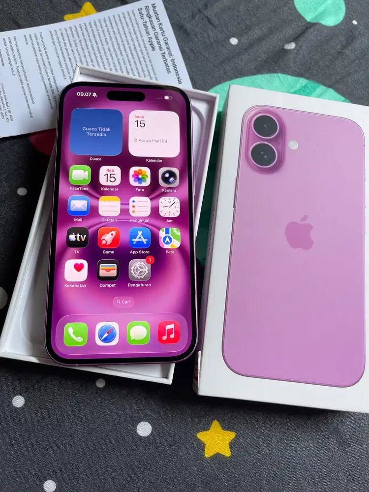 Di Beli langsung ketemu iPhone 16 128gb iBox pink