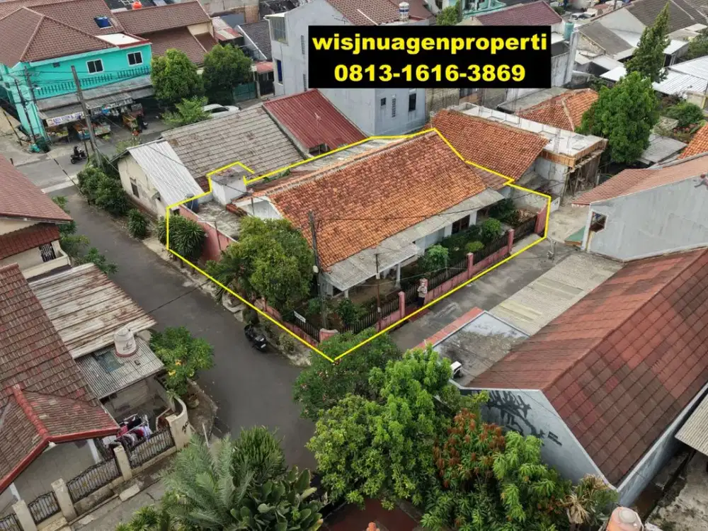 Rumah Huk Asri Komplek Pelni Depok Belakang Bayer Indonesia dekat Tol Cijago dan Margonda