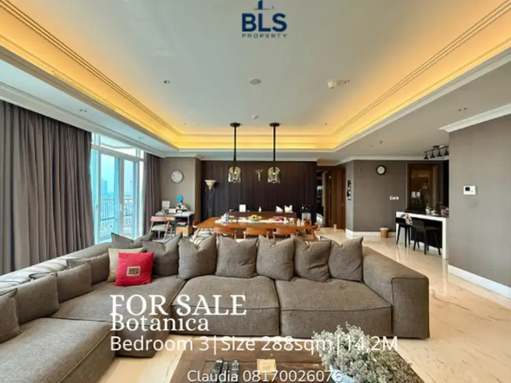 FOR SALE Apartement Botanica 3 Bedroom