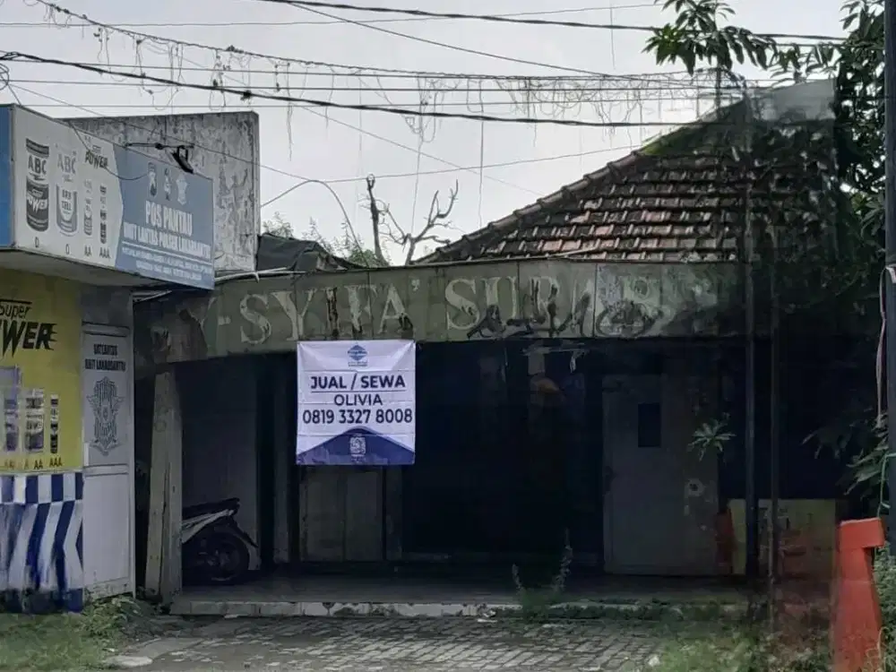 Disewakan Tanah Plus Bangunan di Lakarsantri