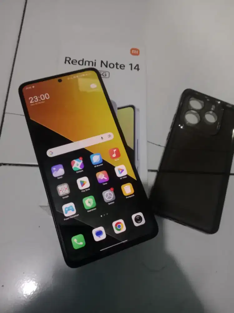 Redmi Note 14 5G ram 8/256gb Nfc nominus orian fullset cakep