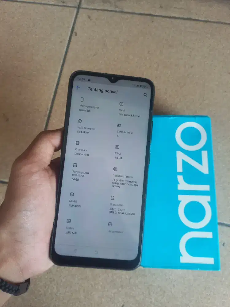 Realme narzo 50i 4/64