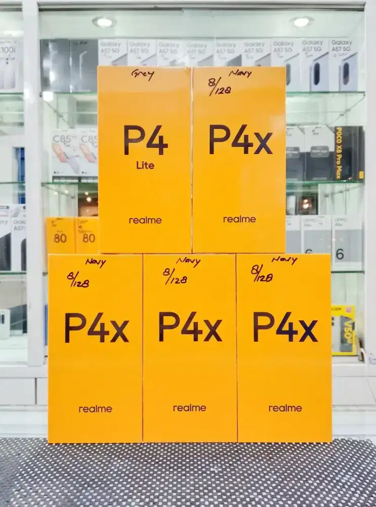 BARU..REALME P4x RAM 4+4/128 SEGEL/GARANSI RESMI.