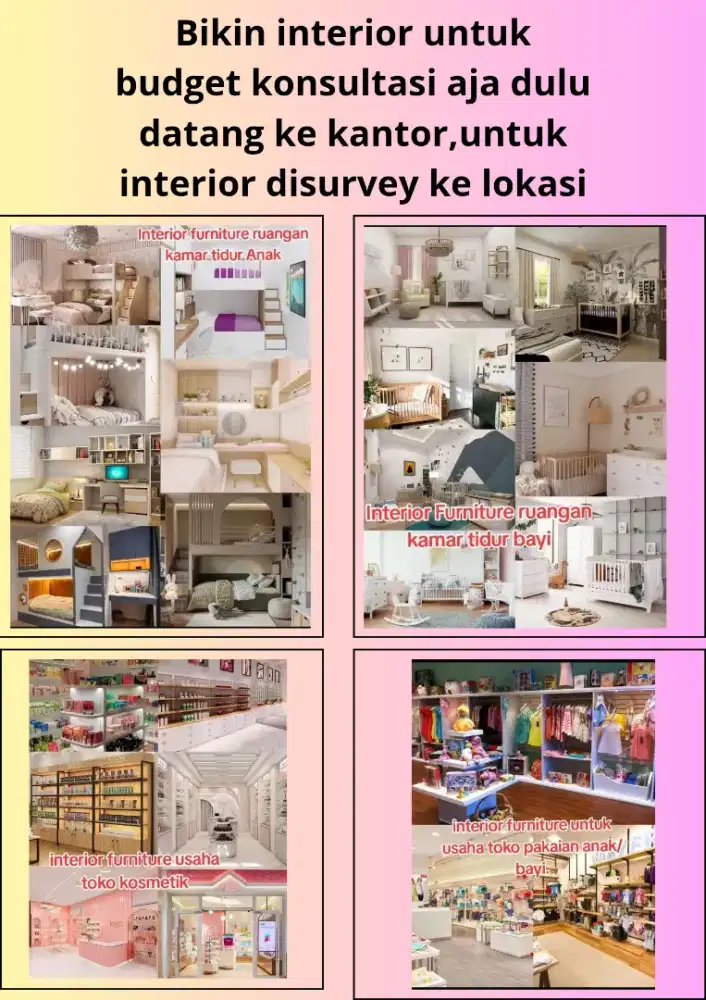 Terima bikin interior untuk usaha