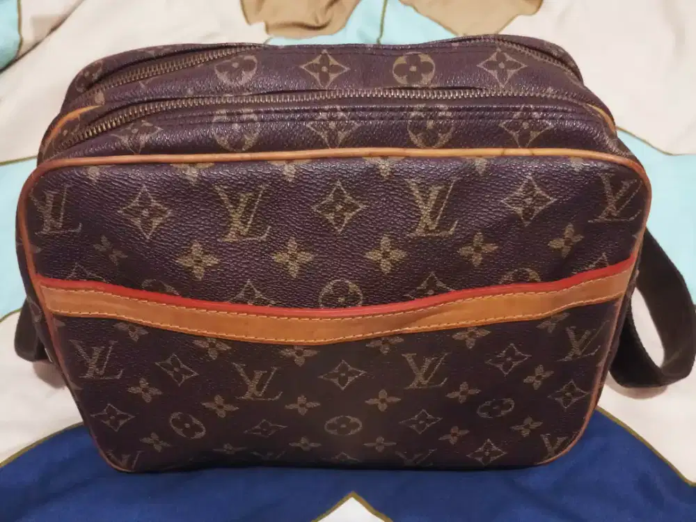 LV Louis Vuitton Tas Ori Likenew Burberry Bally Harley Rolex Gucci Jam