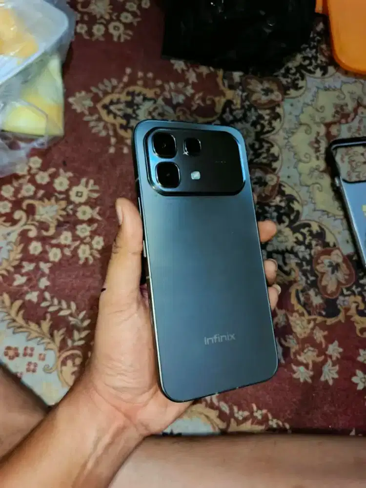 HP Second Infinix Note 60 5G 8/ 256 GB Mist Titanium Fullset Termurah